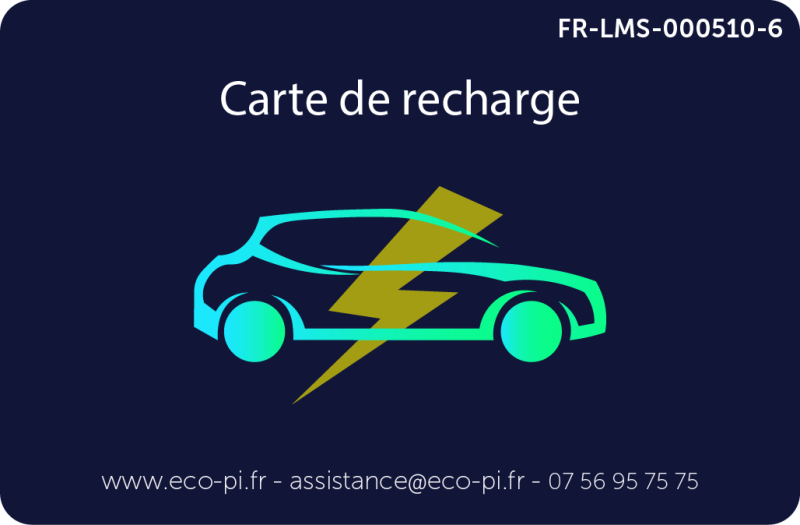 Carte de recharge universelles pour borne de recharge éléctrique à Evry